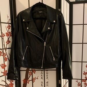 Torrid Classic Black Leather Jacket